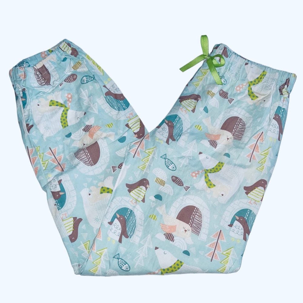 Small Shop Boutique Winter Animals  Cotton Pjs Pants 12/14